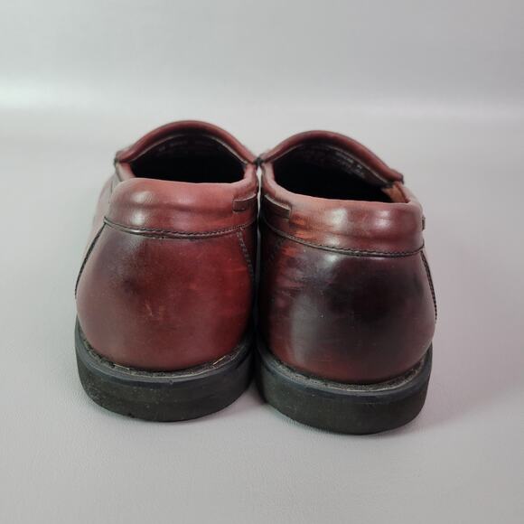 Rockport Men's 10.5 Shoes Tassel Kilt Loafer SlipOn Vibram Sole Comfort Cordovan - Picture 8 of 14